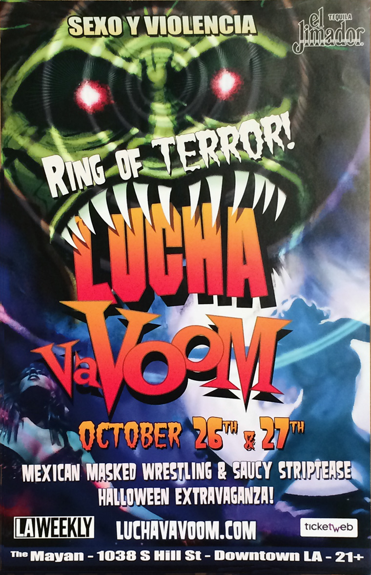 Lucha Va Voom – Ring of Terror – La Luz de Jesus Gallery