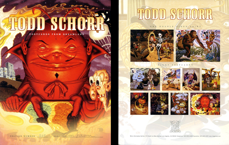 Todd Schorr – Postcards From Dreamland – La Luz de Jesus Gallery