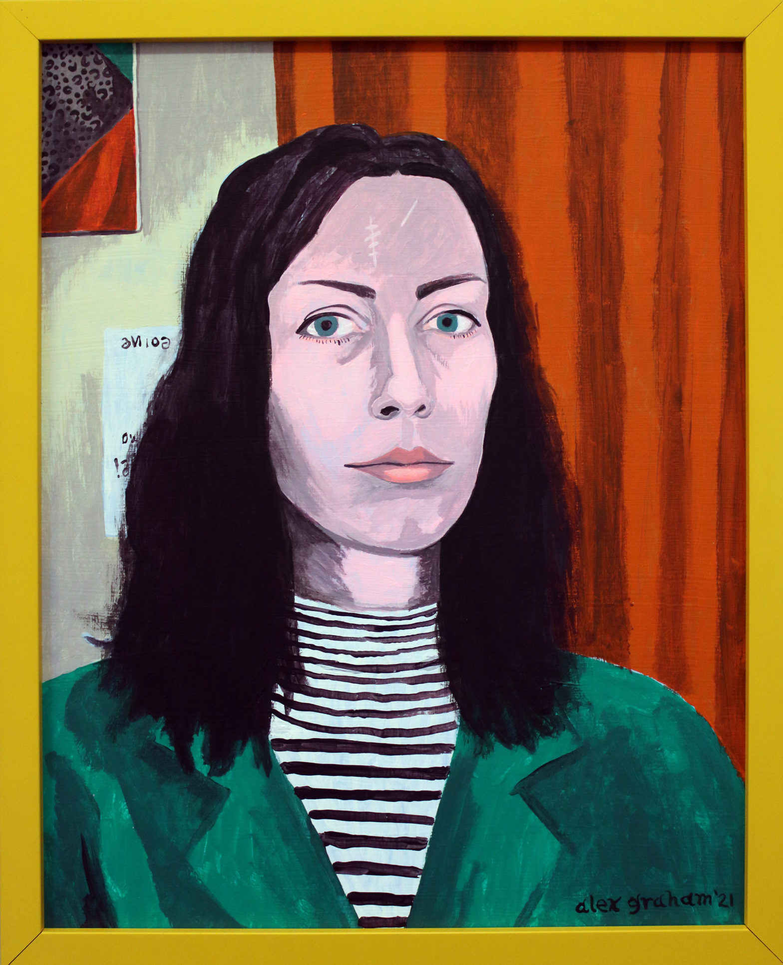 Alex Graham Self Portrait, 2021 La Luz de Jesus Gallery