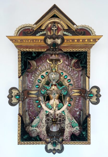 romantic embellishments arranged in geometric renaissance framing devices