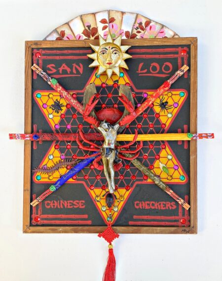 Chinese checkers, san loo, sun, insect, jesus, lobster, fan