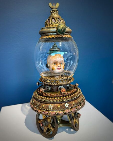 baby doll head inside fantasy vessel
